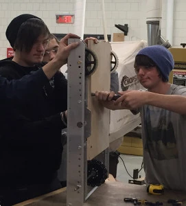 Norm & Justin on chassis prototyping