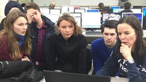 Programmers review code from Saturday