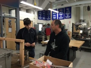 The Fork Team worked on prototyping a dual fork system testing horizontal vs vertical systems