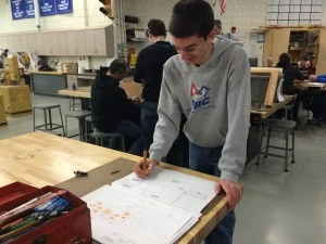 Jared reviews his chassis/drive drawings
