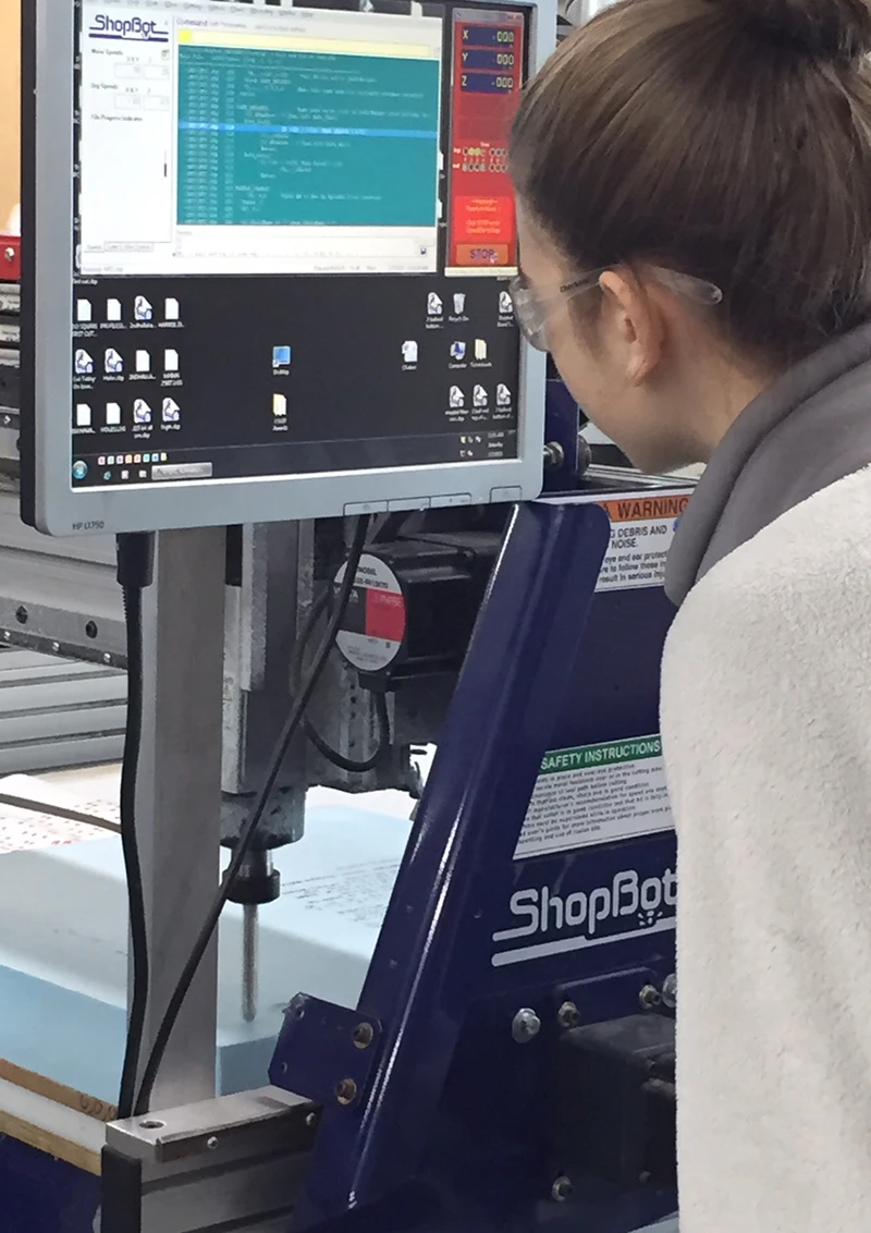 020715 wilczynskij Cone Shopbot LauraLee 2