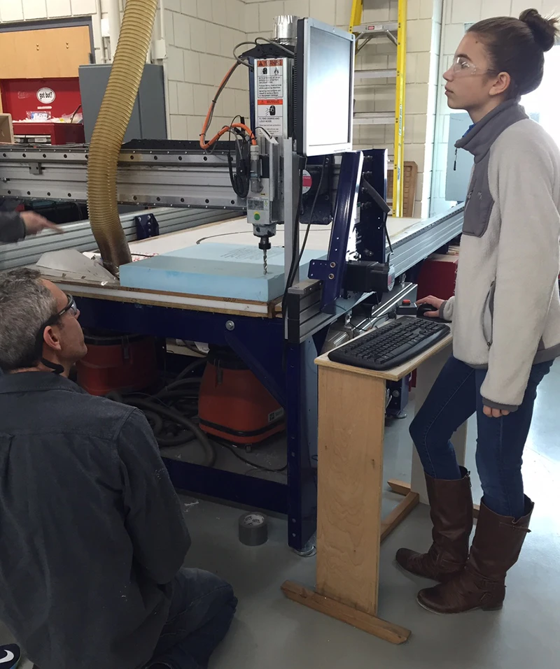 020715 wilczynskij Cone Shopbot LauraLee Mr D 1