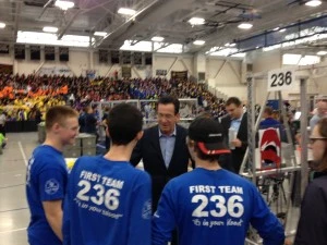 The Drive Team meet Governor Malloy